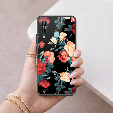 Samsung Galaxy M40 Cover - Foral Series 2 - HQ Premium Shine Durable Shatterproof Case