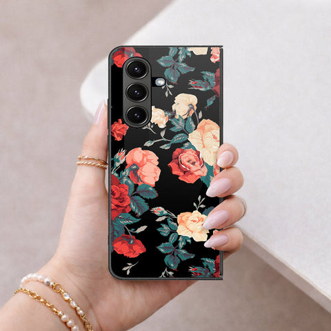 Samsung Galaxy Z Fold 8 Cover - Foral Series 2 - HQ Premium Shine Durable Shatterproof Case