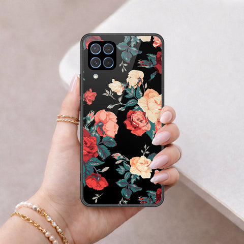 Samsung Galaxy M62 Cover - Foral Series 2 - HQ Premium Shine Durable Shatterproof Case