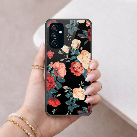 Samsung Galaxy F23 Cover - Foral Series 2 - HQ Premium Shine Durable Shatterproof Case