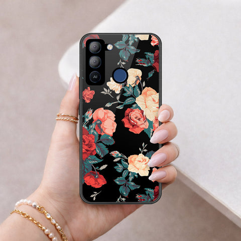 Tecno Pop 5 LTE Cover - Foral Series 2 - HQ Premium Shine Durable Shatterproof Case