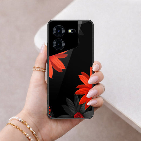 Tecno Pova 5 Cover - Foral Series 2 - HQ Premium Shine Durable Shatterproof Case