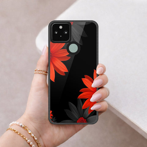 Google Pixel 5 Cover - Foral Series 2 - HQ Premium Shine Durable Shatterproof Case