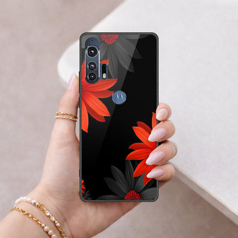 Motorola Edge Plus 2020 Cover - Foral Series 2 - HQ Premium Shine Durable Shatterproof Case