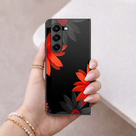 Samsung Galaxy Z Fold 6 5G Cover - Foral Series 2 - HQ Premium Shine Durable Shatterproof Case