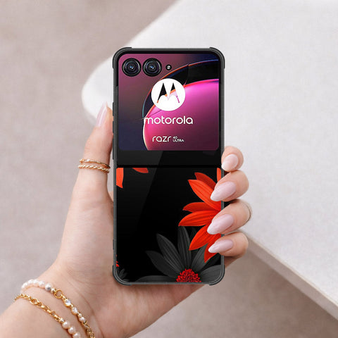 Motorola Razr 40 Ultra Cover - Foral Series 2 - HQ Premium Shine Durable Shatterproof Case