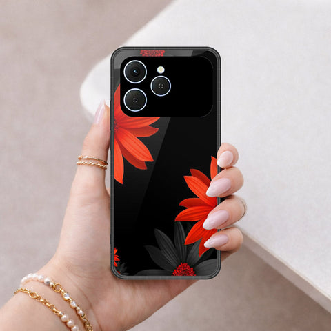 Tecno Spark 40 Cover - Foral Series 2 - HQ Premium Shine Durable Shatterproof Case