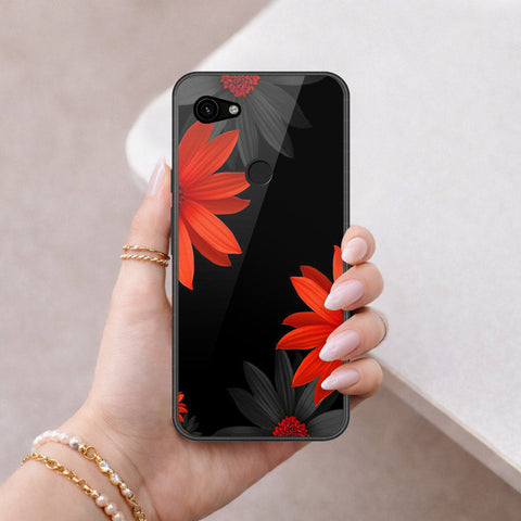 Google Pixel 3a Cover - Foral Series 2 - HQ Premium Shine Durable Shatterproof Case