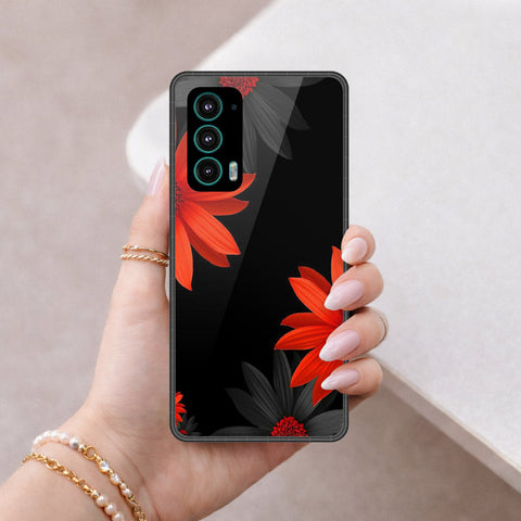 Motorola Edge 20 Cover - Foral Series 2 - HQ Premium Shine Durable Shatterproof Case
