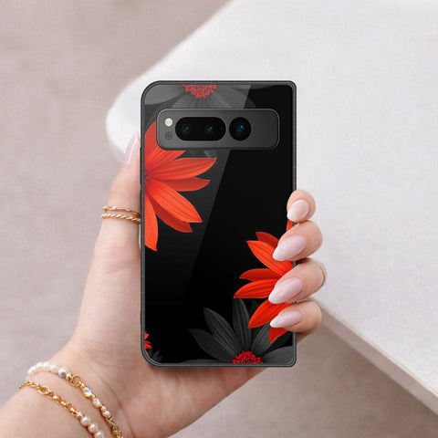 Google Pixel Fold Cover - Foral Series 2 - HQ Premium Shine Durable Shatterproof Case