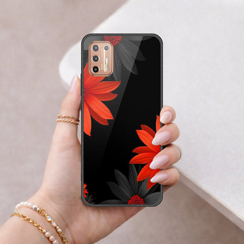 Motorola Moto G9 Plus Cover - Foral Series 2 - HQ Premium Shine Durable Shatterproof Case