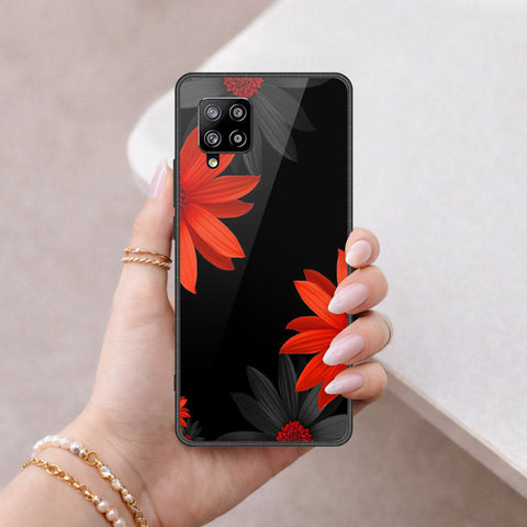 Samsung Galaxy M42 5G Cover - Foral Series 2 - HQ Premium Shine Durable Shatterproof Case