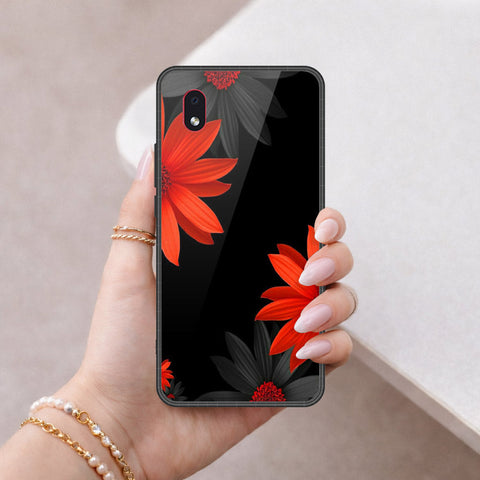 Samsung Galaxy A01 Core Cover - Foral Series 2 - HQ Premium Shine Durable Shatterproof Case