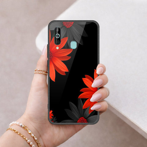 Samsung Galaxy M40 Cover - Foral Series 2 - HQ Premium Shine Durable Shatterproof Case