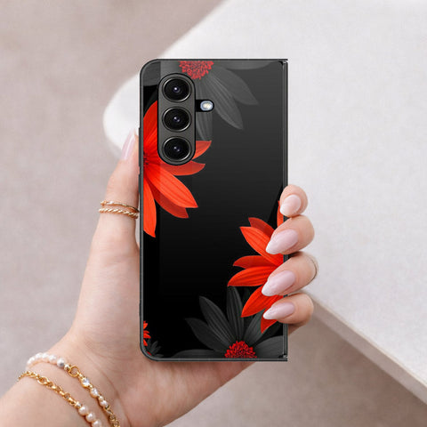 Samsung Galaxy Z Fold 8 Cover - Foral Series 2 - HQ Premium Shine Durable Shatterproof Case