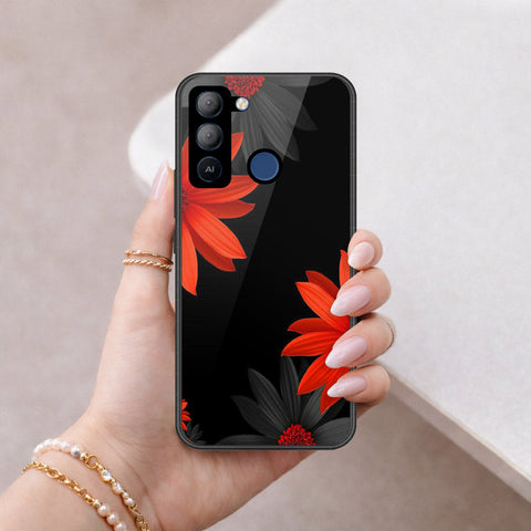 Tecno Pop 5 LTE Cover - Foral Series 2 - HQ Premium Shine Durable Shatterproof Case