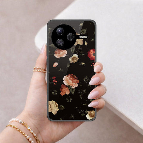 Xiaomi Poco F7 Pro Cover - Foral Series 2 - HQ Premium Shine Durable Shatterproof Case