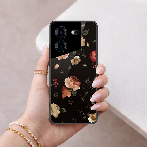 Tecno Pova 5 Cover - Foral Series 2 - HQ Premium Shine Durable Shatterproof Case