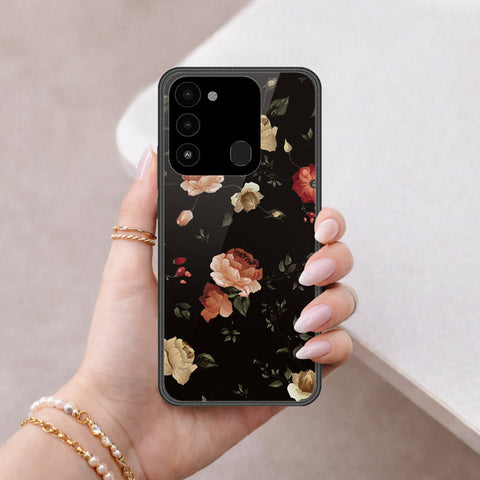 Tecno Spark Go 2022 Cover - Foral Series 2 - HQ Premium Shine Durable Shatterproof Case