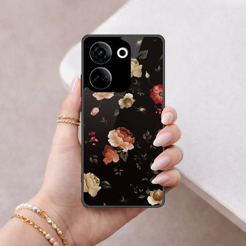 Tecno Camon 20 Pro Cover - Foral Series 2 - HQ Premium Shine Durable Shatterproof Case