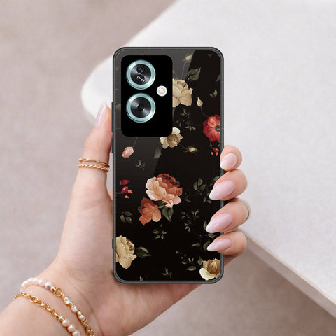 Oppo A2 Cover - Foral Series 2 - HQ Premium Shine Durable Shatterproof Case