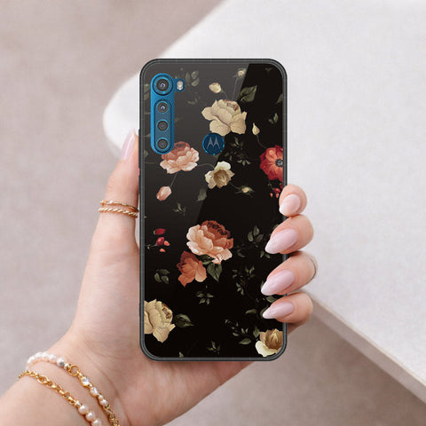 Motorola One Fusion Plus Cover - Foral Series 2 - HQ Premium Shine Durable Shatterproof Case