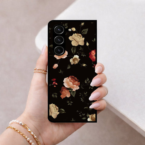 Samsung Galaxy Z Fold 5 5G Cover - Foral Series 2 - HQ Premium Shine Durable Shatterproof Case