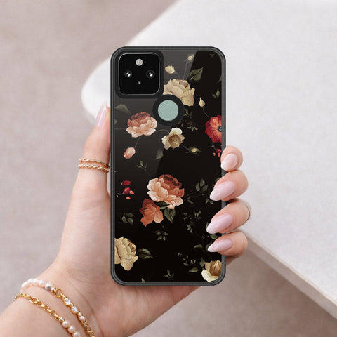 Google Pixel 5 XL Cover - Foral Series 2 - HQ Premium Shine Durable Shatterproof Case