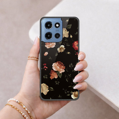 Motorola Moto G (2025) Cover - Foral Series 2 - HQ Premium Shine Durable Shatterproof Case