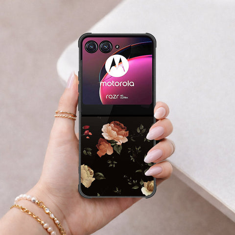 Motorola Razr 40 Ultra Cover - Foral Series 2 - HQ Premium Shine Durable Shatterproof Case