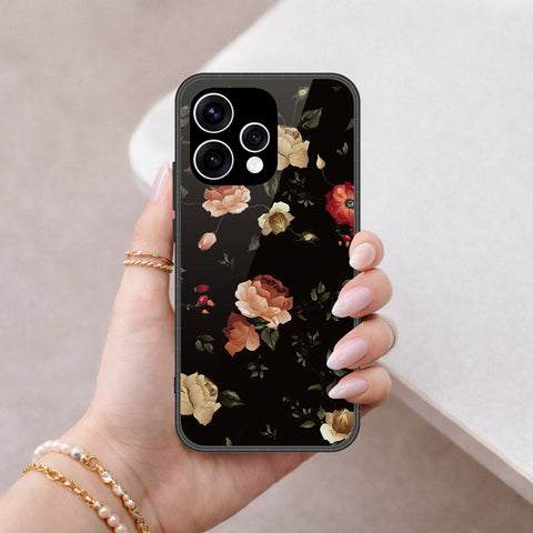 Oppo Reno 15c Cover - Foral Series 2 - HQ Ultra Shine Premium Infinity Glass Soft Silicon Borders Case