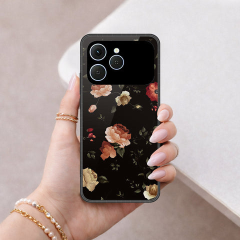 Tecno Spark 40 Cover - Foral Series 2 - HQ Premium Shine Durable Shatterproof Case