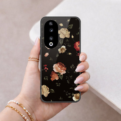 Honor 90 Cover - Foral Series 2 - HQ Premium Shine Durable Shatterproof Case