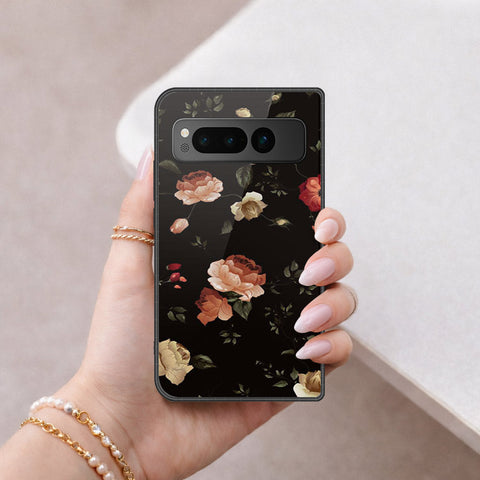 Google Pixel Fold Cover - Foral Series 2 - HQ Premium Shine Durable Shatterproof Case