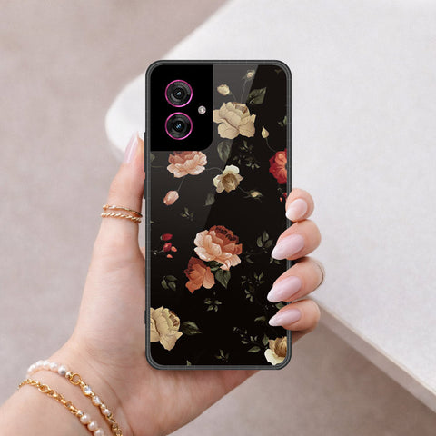 Motorola Moto G55 Cover - Foral Series 2 - HQ Premium Shine Durable Shatterproof Case