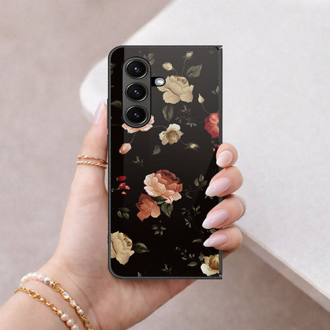 Samsung Galaxy Z Fold 8 Cover - Foral Series 2 - HQ Premium Shine Durable Shatterproof Case