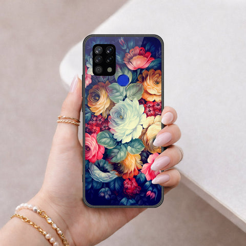 Tecno Pova LD7 Cover - Foral Series 2 - HQ Premium Shine Durable Shatterproof Case