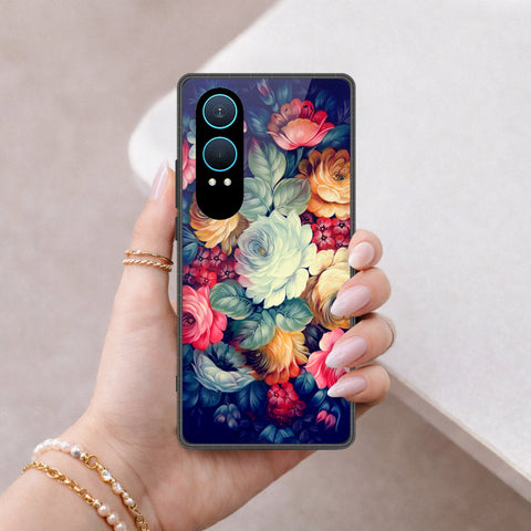 OnePlus Nord CE 4 Lite Cover - Foral Series 2 - HQ Premium Shine Durable Shatterproof Case