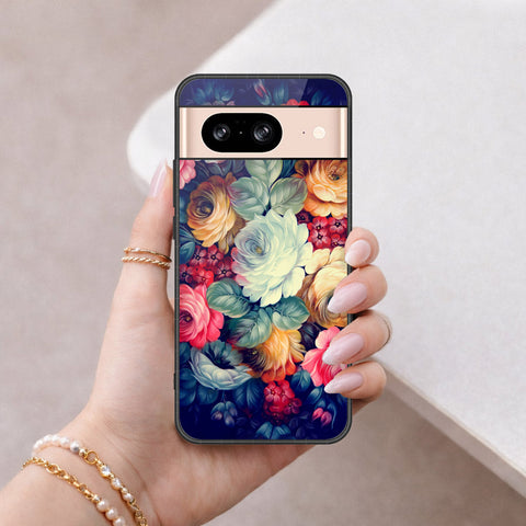 Google Pixel 8 Cover - Foral Series 2 - HQ Premium Shine Durable Shatterproof Case