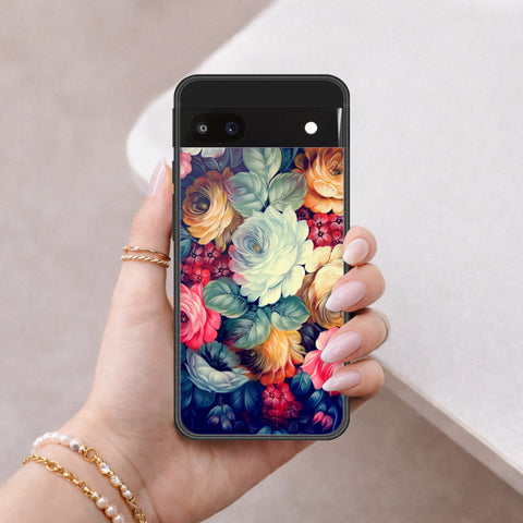 Google Pixel 6a Cover - Foral Series 2 - HQ Premium Shine Durable Shatterproof Case