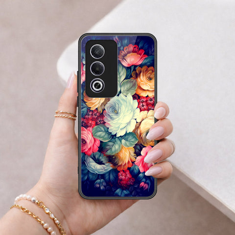 Oppo A3 Pro 5G Cover - Foral Series 2 - HQ Premium Shine Durable Shatterproof Case