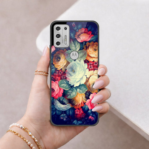 Motorola Moto G Stylus 5G 2021 Cover - Foral Series 2 - HQ Premium Shine Durable Shatterproof Case