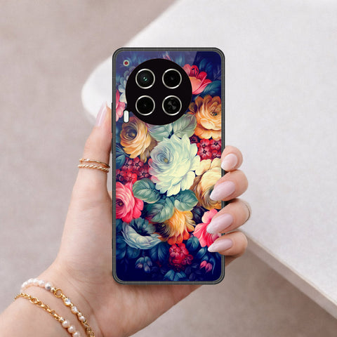 Tecno Camon 30 - Foral Series 2 - HQ Premium Shine Durable Shatterproof Case