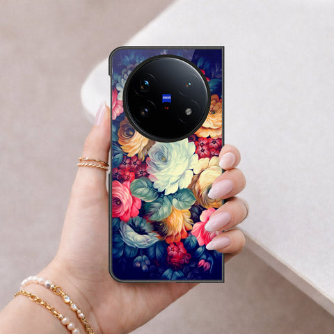 Vivo X Fold 5 Cover - Foral Series 2 - HQ Premium Shine Durable Shatterproof Case