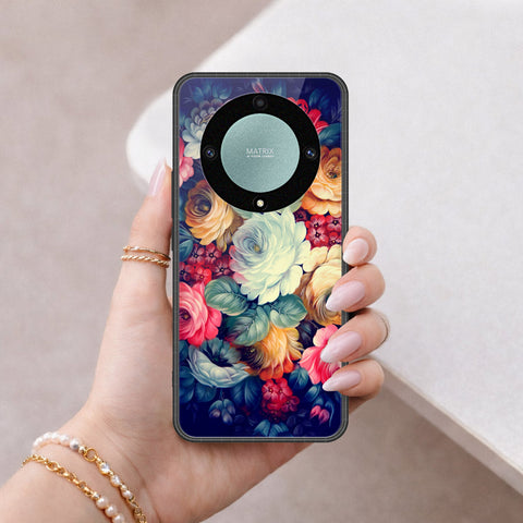 Honor X40 Cover - Foral Series 2 - HQ Premium Shine Durable Shatterproof Case