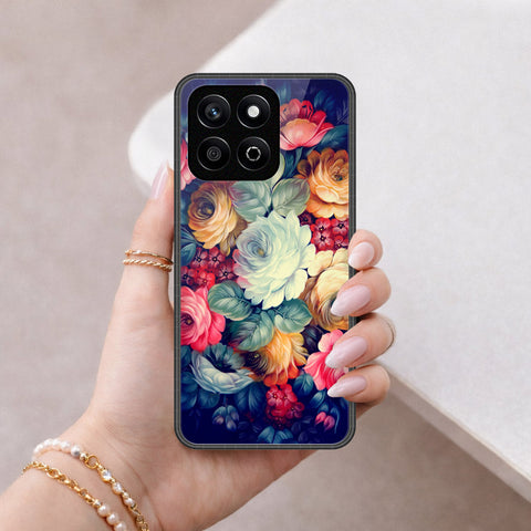 Honor X7c 5G Cover - Foral Series 2 - HQ Premium Shine Durable Shatterproof Case