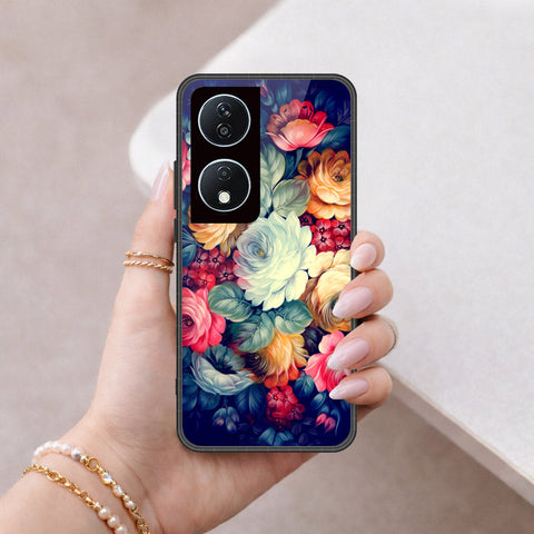 Honor X7b 5G Cover - Foral Series 2 - HQ Premium Shine Durable Shatterproof Case