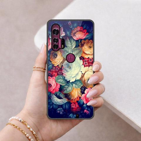 Motorola Edge Plus Cover - Foral Series 2 - HQ Premium Shine Durable Shatterproof Case