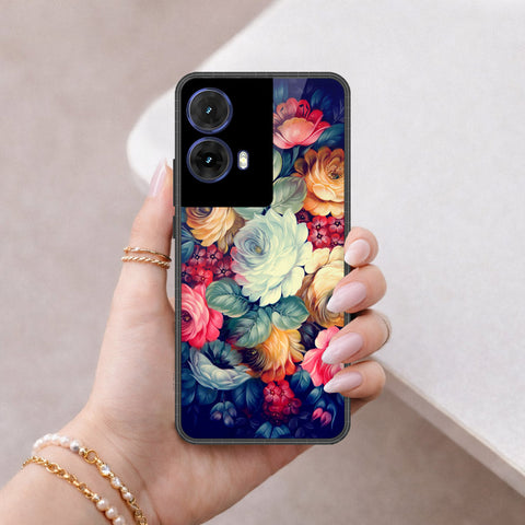 Motorola Moto G85 Cover - Foral Series 2 - HQ Premium Shine Durable Shatterproof Case