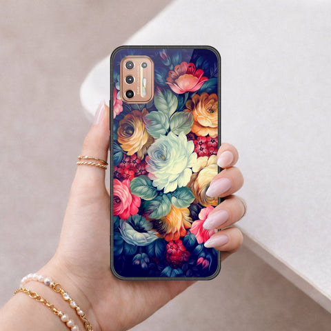 Motorola Moto G9 Plus Cover - Foral Series 2 - HQ Premium Shine Durable Shatterproof Case